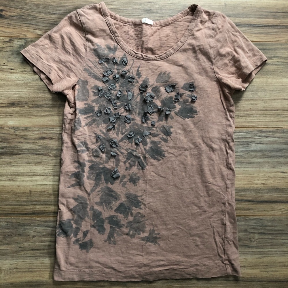 J Crew Floral T Shirt